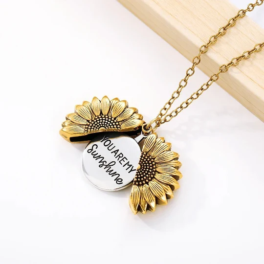 COLLAR DE GIRASOL " eres mi sol "