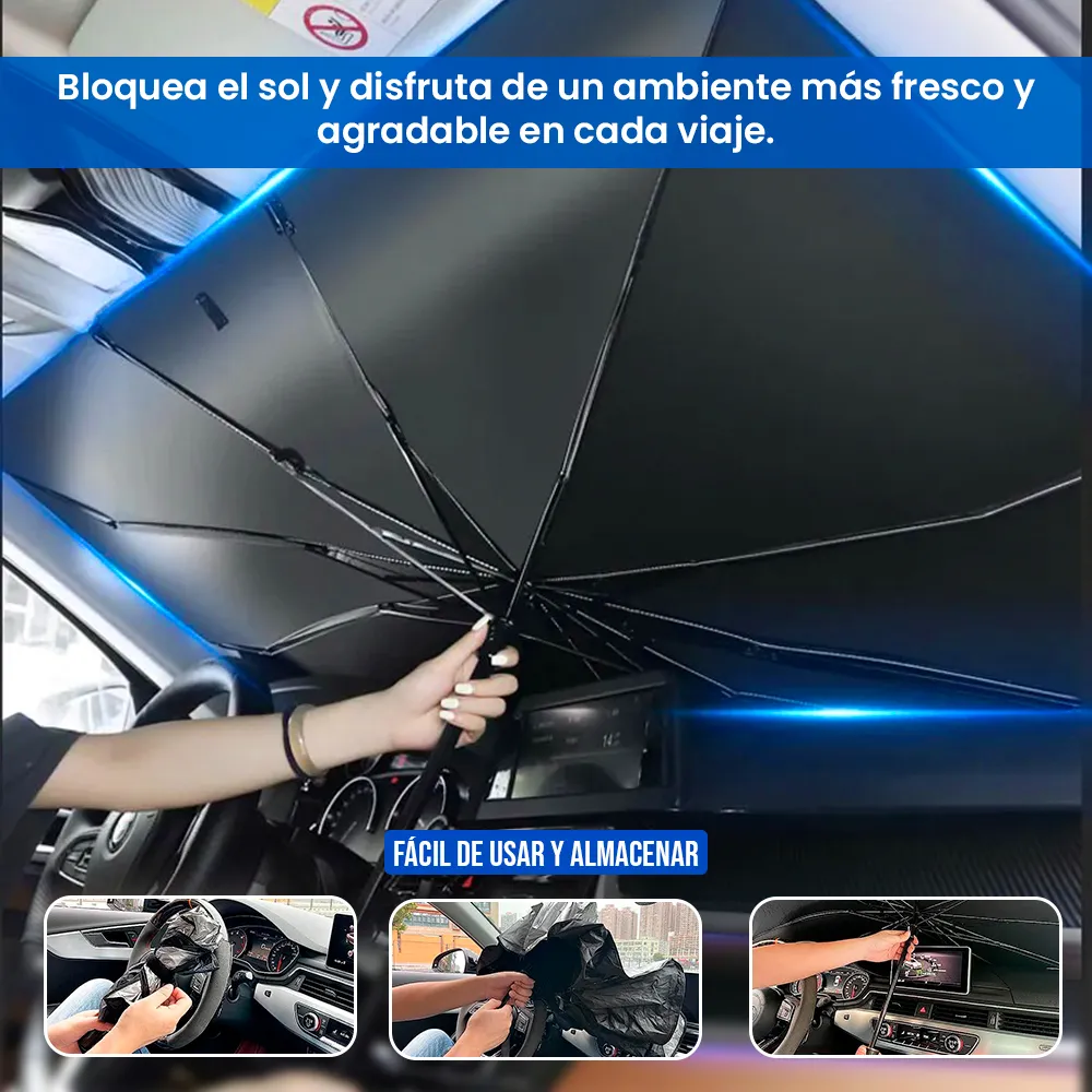 PARASOL INTERIOR TIPO SOMBRILLA PARA AUTO